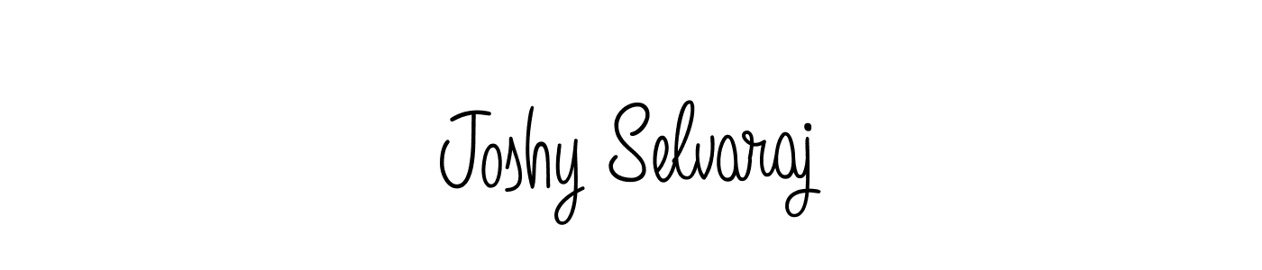 Make a short Joshy Selvaraj signature style. Manage your documents anywhere anytime using Angelique-Rose-font-FFP. Create and add eSignatures, submit forms, share and send files easily. Joshy Selvaraj signature style 5 images and pictures png