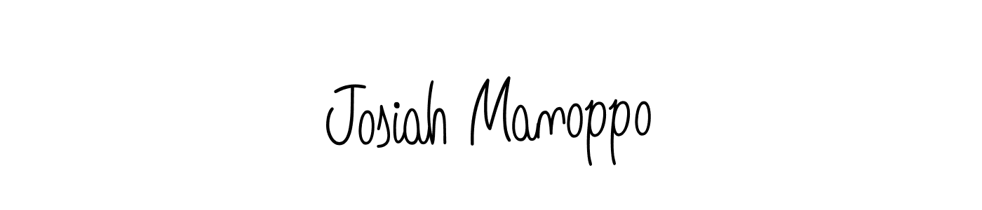 Make a beautiful signature design for name Josiah Manoppo. With this signature (Angelique-Rose-font-FFP) style, you can create a handwritten signature for free. Josiah Manoppo signature style 5 images and pictures png