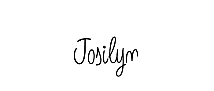 How to make Josilyn name signature. Use Angelique-Rose-font-FFP style for creating short signs online. This is the latest handwritten sign. Josilyn signature style 5 images and pictures png
