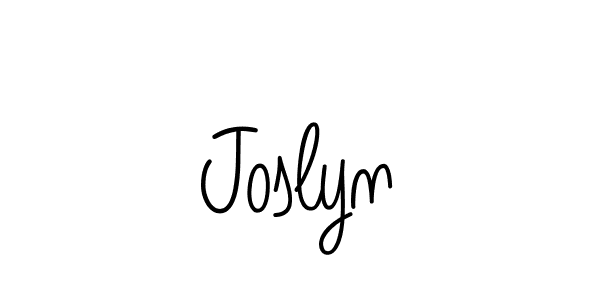 How to Draw Joslyn signature style? Angelique-Rose-font-FFP is a latest design signature styles for name Joslyn. Joslyn signature style 5 images and pictures png