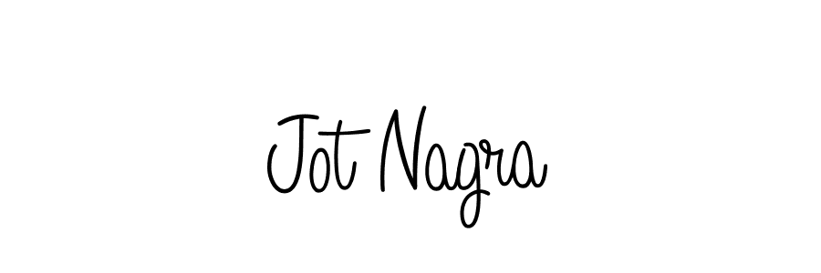 You should practise on your own different ways (Angelique-Rose-font-FFP) to write your name (Jot Nagra) in signature. don't let someone else do it for you. Jot Nagra signature style 5 images and pictures png