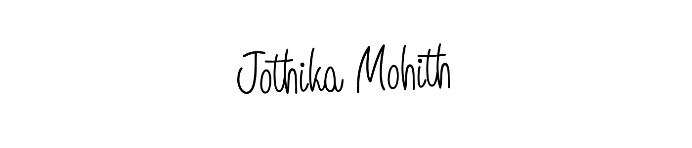 Create a beautiful signature design for name Jothika Mohith. With this signature (Angelique-Rose-font-FFP) fonts, you can make a handwritten signature for free. Jothika Mohith signature style 5 images and pictures png