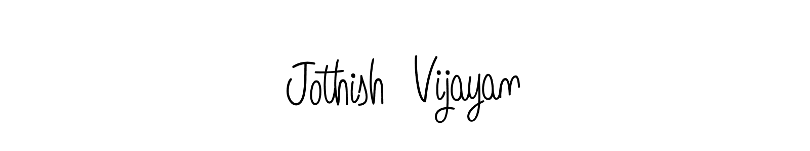 Also You can easily find your signature by using the search form. We will create Jothish  Vijayan name handwritten signature images for you free of cost using Angelique-Rose-font-FFP sign style. Jothish  Vijayan signature style 5 images and pictures png