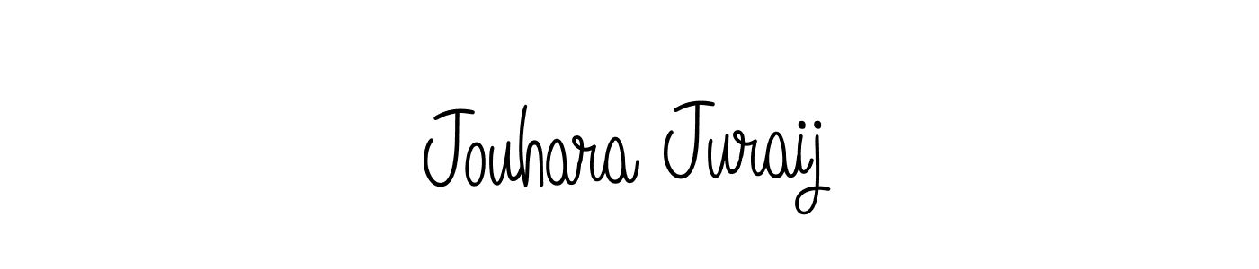 Similarly Angelique-Rose-font-FFP is the best handwritten signature design. Signature creator online .You can use it as an online autograph creator for name Jouhara Juraij. Jouhara Juraij signature style 5 images and pictures png