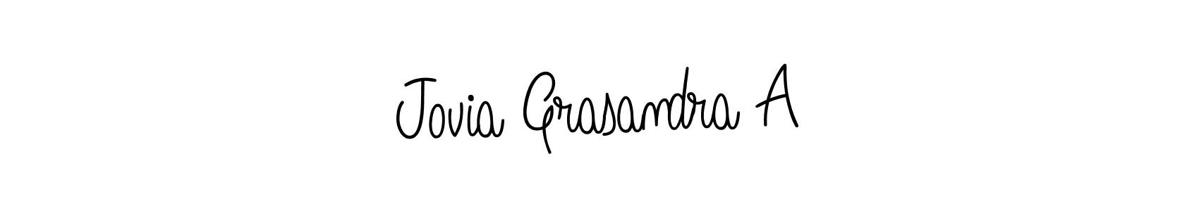 How to make Jovia Grasandra A signature? Angelique-Rose-font-FFP is a professional autograph style. Create handwritten signature for Jovia Grasandra A name. Jovia Grasandra A signature style 5 images and pictures png