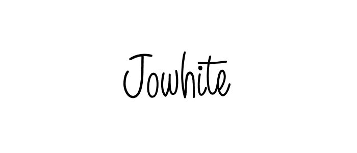 Create a beautiful signature design for name Jowhite. With this signature (Angelique-Rose-font-FFP) fonts, you can make a handwritten signature for free. Jowhite signature style 5 images and pictures png