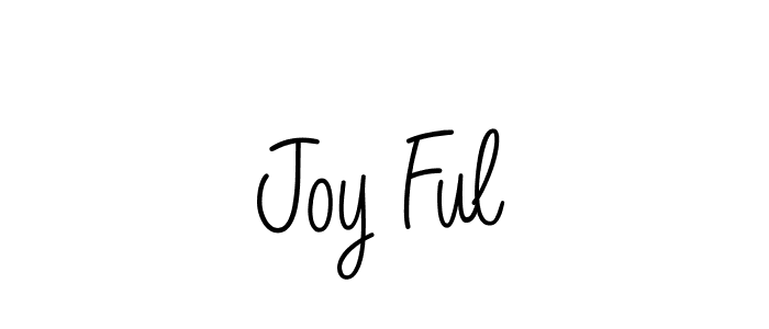 How to Draw Joy Ful signature style? Angelique-Rose-font-FFP is a latest design signature styles for name Joy Ful. Joy Ful signature style 5 images and pictures png