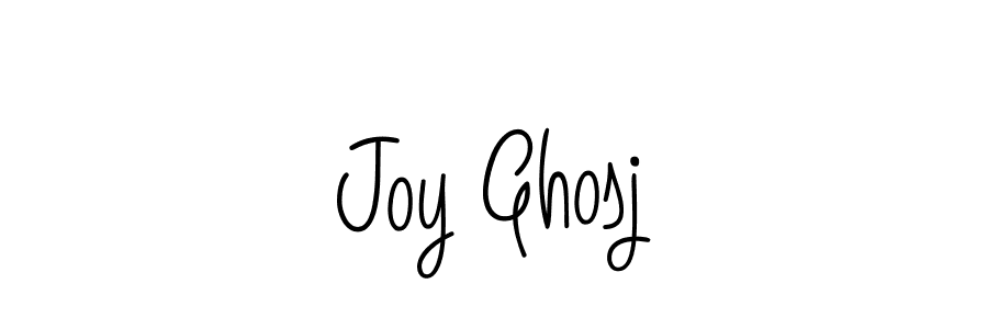 How to make Joy Ghosj name signature. Use Angelique-Rose-font-FFP style for creating short signs online. This is the latest handwritten sign. Joy Ghosj signature style 5 images and pictures png