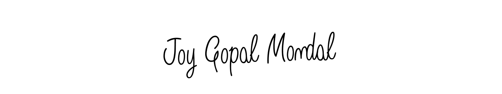 How to make Joy Gopal Mondal name signature. Use Angelique-Rose-font-FFP style for creating short signs online. This is the latest handwritten sign. Joy Gopal Mondal signature style 5 images and pictures png