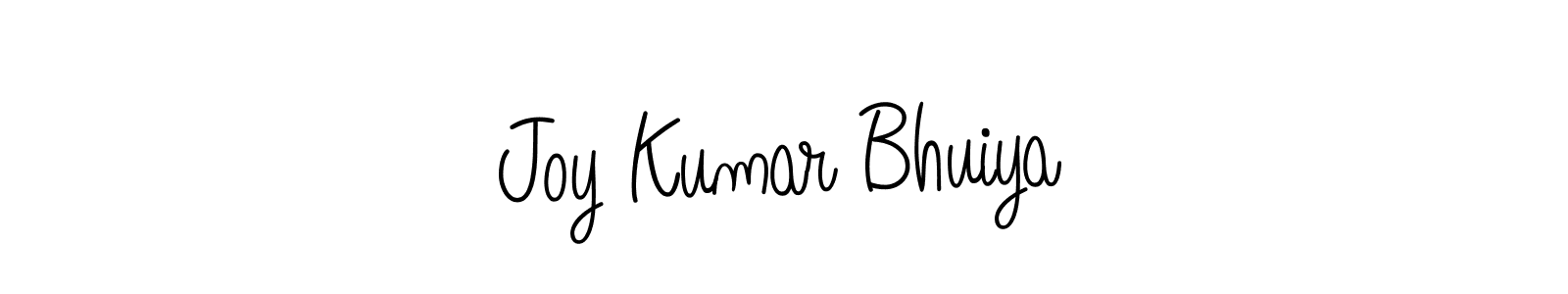 Make a beautiful signature design for name Joy Kumar Bhuiya. With this signature (Angelique-Rose-font-FFP) style, you can create a handwritten signature for free. Joy Kumar Bhuiya signature style 5 images and pictures png