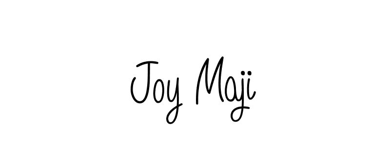 Make a beautiful signature design for name Joy Maji. With this signature (Angelique-Rose-font-FFP) style, you can create a handwritten signature for free. Joy Maji signature style 5 images and pictures png