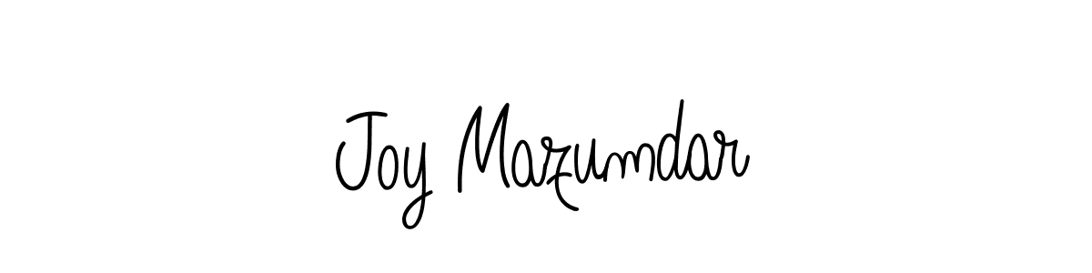 Design your own signature with our free online signature maker. With this signature software, you can create a handwritten (Angelique-Rose-font-FFP) signature for name Joy Mazumdar. Joy Mazumdar signature style 5 images and pictures png