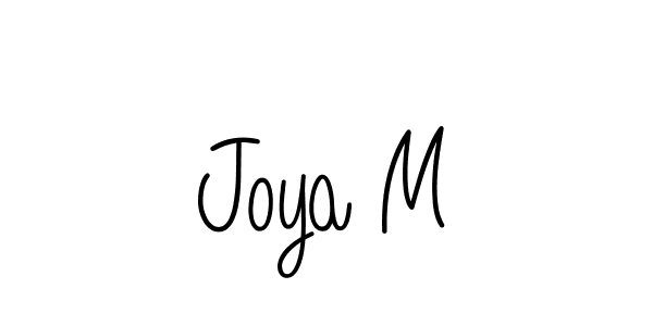 Also You can easily find your signature by using the search form. We will create Joya M name handwritten signature images for you free of cost using Angelique-Rose-font-FFP sign style. Joya M signature style 5 images and pictures png