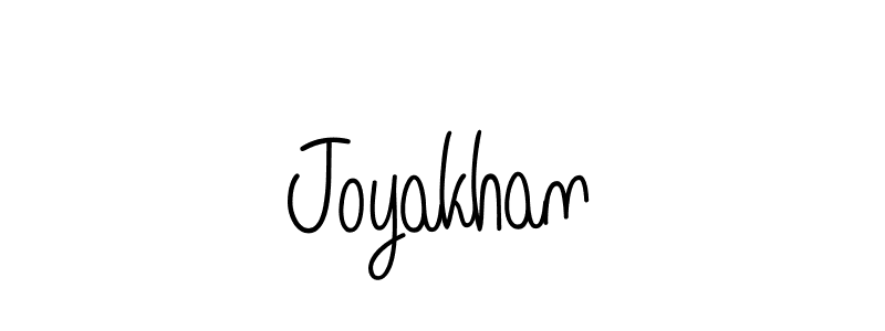 Joyakhan stylish signature style. Best Handwritten Sign (Angelique-Rose-font-FFP) for my name. Handwritten Signature Collection Ideas for my name Joyakhan. Joyakhan signature style 5 images and pictures png