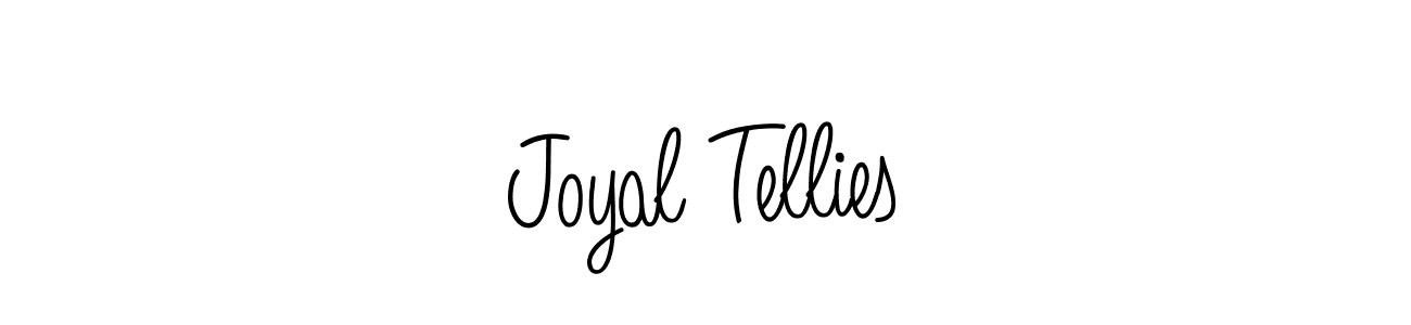 How to make Joyal Tellies name signature. Use Angelique-Rose-font-FFP style for creating short signs online. This is the latest handwritten sign. Joyal Tellies signature style 5 images and pictures png