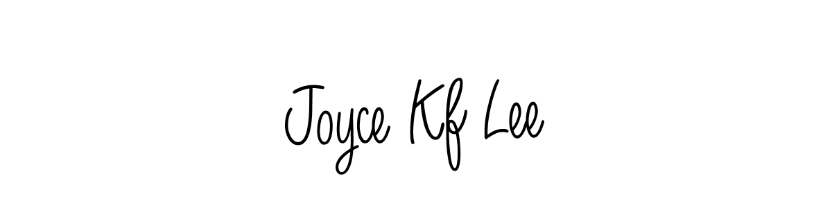 Design your own signature with our free online signature maker. With this signature software, you can create a handwritten (Angelique-Rose-font-FFP) signature for name Joyce Kf Lee. Joyce Kf Lee signature style 5 images and pictures png