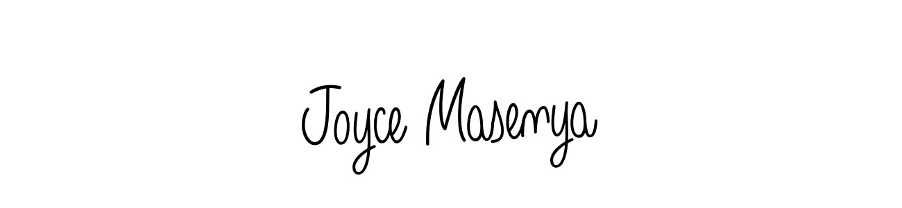 Joyce Masenya stylish signature style. Best Handwritten Sign (Angelique-Rose-font-FFP) for my name. Handwritten Signature Collection Ideas for my name Joyce Masenya. Joyce Masenya signature style 5 images and pictures png