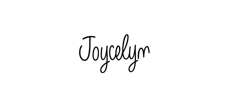 How to make Joycelyn name signature. Use Angelique-Rose-font-FFP style for creating short signs online. This is the latest handwritten sign. Joycelyn signature style 5 images and pictures png
