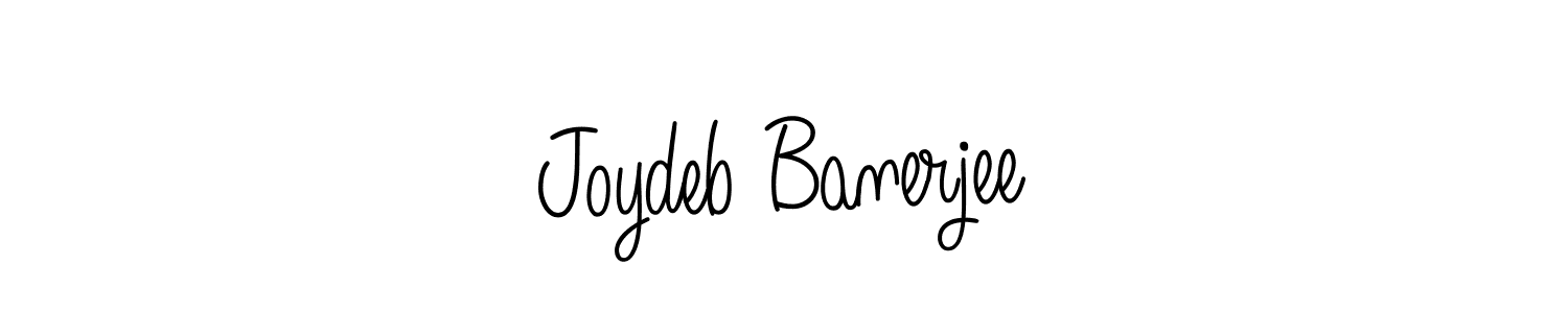 The best way (Angelique-Rose-font-FFP) to make a short signature is to pick only two or three words in your name. The name Joydeb Banerjee include a total of six letters. For converting this name. Joydeb Banerjee signature style 5 images and pictures png