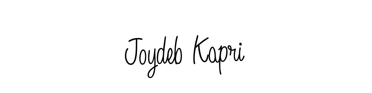 Joydeb Kapri stylish signature style. Best Handwritten Sign (Angelique-Rose-font-FFP) for my name. Handwritten Signature Collection Ideas for my name Joydeb Kapri. Joydeb Kapri signature style 5 images and pictures png