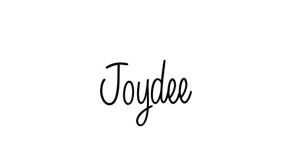 Use a signature maker to create a handwritten signature online. With this signature software, you can design (Angelique-Rose-font-FFP) your own signature for name Joydee. Joydee signature style 5 images and pictures png
