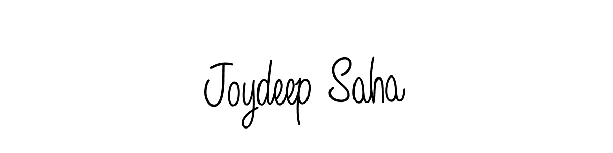 You should practise on your own different ways (Angelique-Rose-font-FFP) to write your name (Joydeep Saha) in signature. don't let someone else do it for you. Joydeep Saha signature style 5 images and pictures png