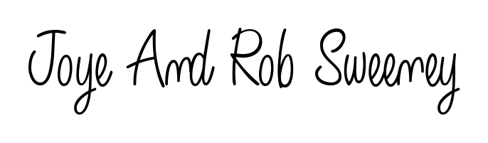Practice writing Joye And Rob Sweeney with the flow of Angelique-Rose-font-FFP lettering. A fantastic source of inspiration for developing your personal signature style. Joye And Rob Sweeney signature style 5 images and pictures png
