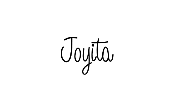 Make a beautiful signature design for name Joyita. With this signature (Angelique-Rose-font-FFP) style, you can create a handwritten signature for free. Joyita signature style 5 images and pictures png