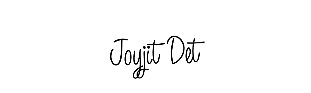 You should practise on your own different ways (Angelique-Rose-font-FFP) to write your name (Joyjit Det) in signature. don't let someone else do it for you. Joyjit Det signature style 5 images and pictures png