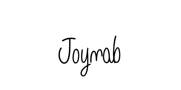 Use a signature maker to create a handwritten signature online. With this signature software, you can design (Angelique-Rose-font-FFP) your own signature for name Joynab. Joynab signature style 5 images and pictures png