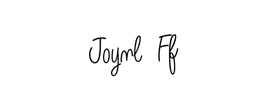 Use a signature maker to create a handwritten signature online. With this signature software, you can design (Angelique-Rose-font-FFP) your own signature for name Joynl  Ff. Joynl  Ff signature style 5 images and pictures png