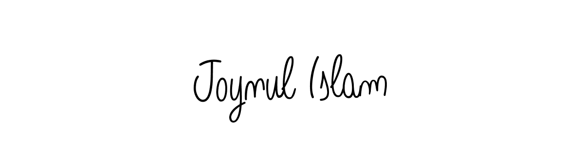 Design your own signature with our free online signature maker. With this signature software, you can create a handwritten (Angelique-Rose-font-FFP) signature for name Joynul Islam. Joynul Islam signature style 5 images and pictures png