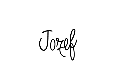 Design your own signature with our free online signature maker. With this signature software, you can create a handwritten (Angelique-Rose-font-FFP) signature for name Jozef. Jozef signature style 5 images and pictures png