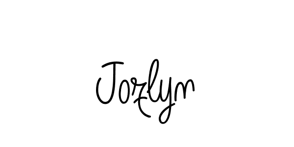 The best way (Angelique-Rose-font-FFP) to make a short signature is to pick only two or three words in your name. The name Jozlyn include a total of six letters. For converting this name. Jozlyn signature style 5 images and pictures png