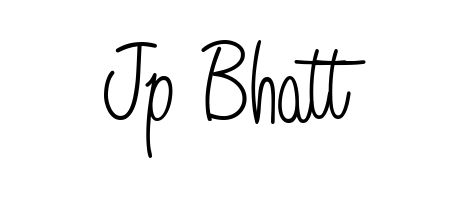 Enhance your business communications with Jp Bhatt signature in Angelique-Rose-font-FFP lettering. Clean, modern, and universally compatible. Jp Bhatt signature style 5 images and pictures png