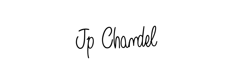 The best way (Angelique-Rose-font-FFP) to make a short signature is to pick only two or three words in your name. The name Jp Chandel include a total of six letters. For converting this name. Jp Chandel signature style 5 images and pictures png