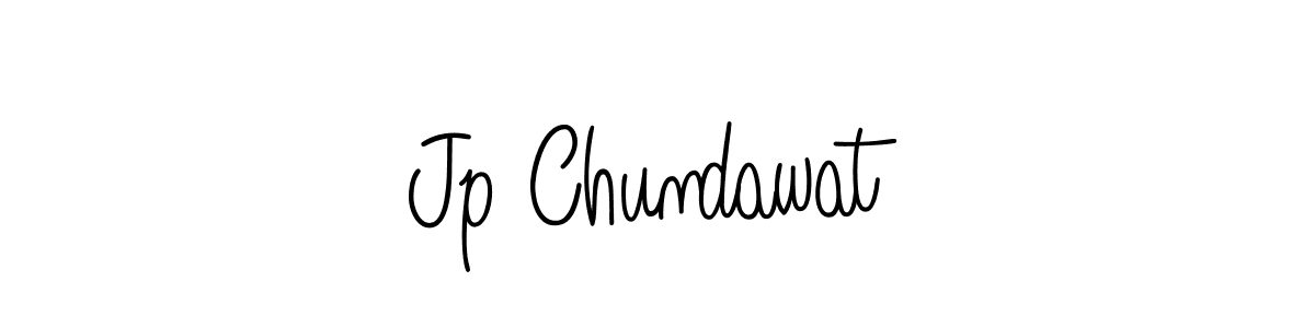 The best way (Angelique-Rose-font-FFP) to make a short signature is to pick only two or three words in your name. The name Jp Chundawat include a total of six letters. For converting this name. Jp Chundawat signature style 5 images and pictures png