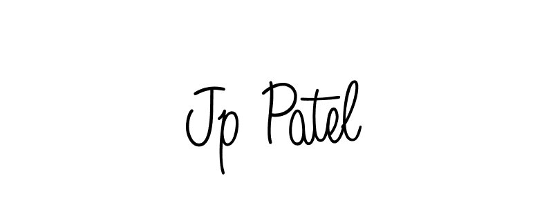 Jp Patel stylish signature style. Best Handwritten Sign (Angelique-Rose-font-FFP) for my name. Handwritten Signature Collection Ideas for my name Jp Patel. Jp Patel signature style 5 images and pictures png