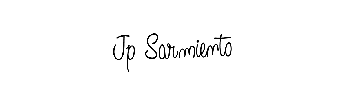 Design your own signature with our free online signature maker. With this signature software, you can create a handwritten (Angelique-Rose-font-FFP) signature for name Jp Sarmiento. Jp Sarmiento signature style 5 images and pictures png