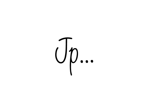 Create a beautiful signature design for name Jp.... With this signature (Angelique-Rose-font-FFP) fonts, you can make a handwritten signature for free. Jp... signature style 5 images and pictures png