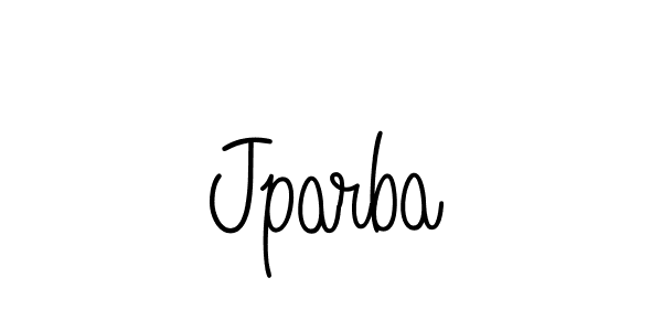 Create a beautiful signature design for name Jparba. With this signature (Angelique-Rose-font-FFP) fonts, you can make a handwritten signature for free. Jparba signature style 5 images and pictures png