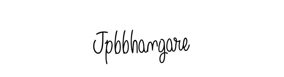 How to make Jpbbhangare name signature. Use Angelique-Rose-font-FFP style for creating short signs online. This is the latest handwritten sign. Jpbbhangare signature style 5 images and pictures png