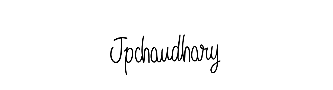 Jpchaudhary stylish signature style. Best Handwritten Sign (Angelique-Rose-font-FFP) for my name. Handwritten Signature Collection Ideas for my name Jpchaudhary. Jpchaudhary signature style 5 images and pictures png