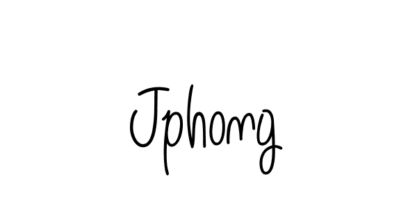 Use a signature maker to create a handwritten signature online. With this signature software, you can design (Angelique-Rose-font-FFP) your own signature for name Jphong. Jphong signature style 5 images and pictures png