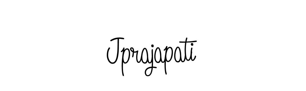 Jprajapati stylish signature style. Best Handwritten Sign (Angelique-Rose-font-FFP) for my name. Handwritten Signature Collection Ideas for my name Jprajapati. Jprajapati signature style 5 images and pictures png