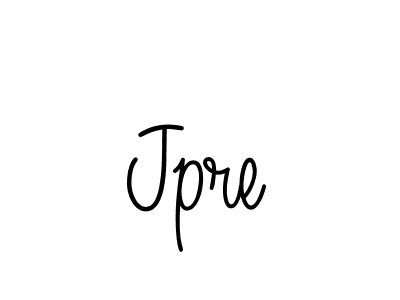 Make a beautiful signature design for name Jpre. With this signature (Angelique-Rose-font-FFP) style, you can create a handwritten signature for free. Jpre signature style 5 images and pictures png