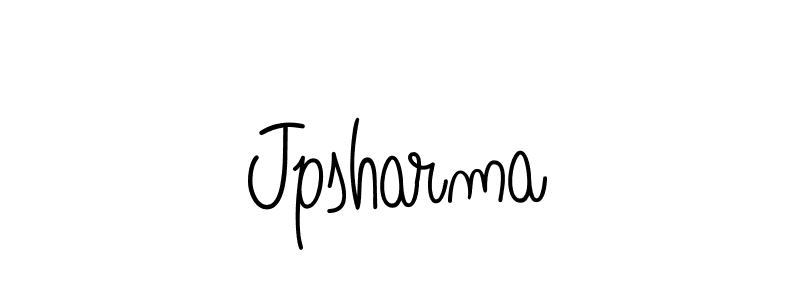 Use a signature maker to create a handwritten signature online. With this signature software, you can design (Angelique-Rose-font-FFP) your own signature for name Jpsharma. Jpsharma signature style 5 images and pictures png