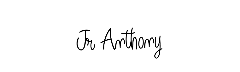 Make a beautiful signature design for name Jr Anthony. With this signature (Angelique-Rose-font-FFP) style, you can create a handwritten signature for free. Jr Anthony signature style 5 images and pictures png