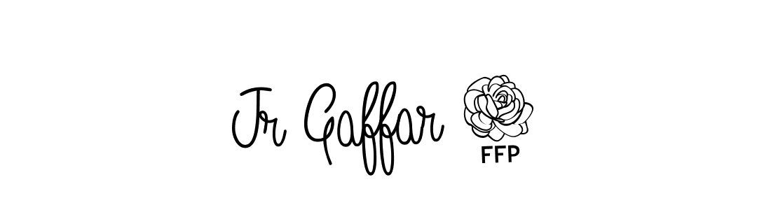 Angelique-Rose-font-FFP is a professional signature style that is perfect for those who want to add a touch of class to their signature. It is also a great choice for those who want to make their signature more unique. Get Jr Gaffar 1 name to fancy signature for free. Jr Gaffar 1 signature style 5 images and pictures png