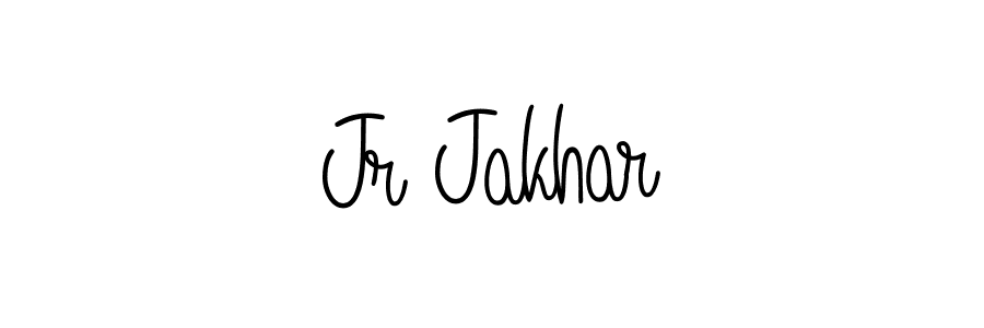 How to Draw Jr Jakhar signature style? Angelique-Rose-font-FFP is a latest design signature styles for name Jr Jakhar. Jr Jakhar signature style 5 images and pictures png